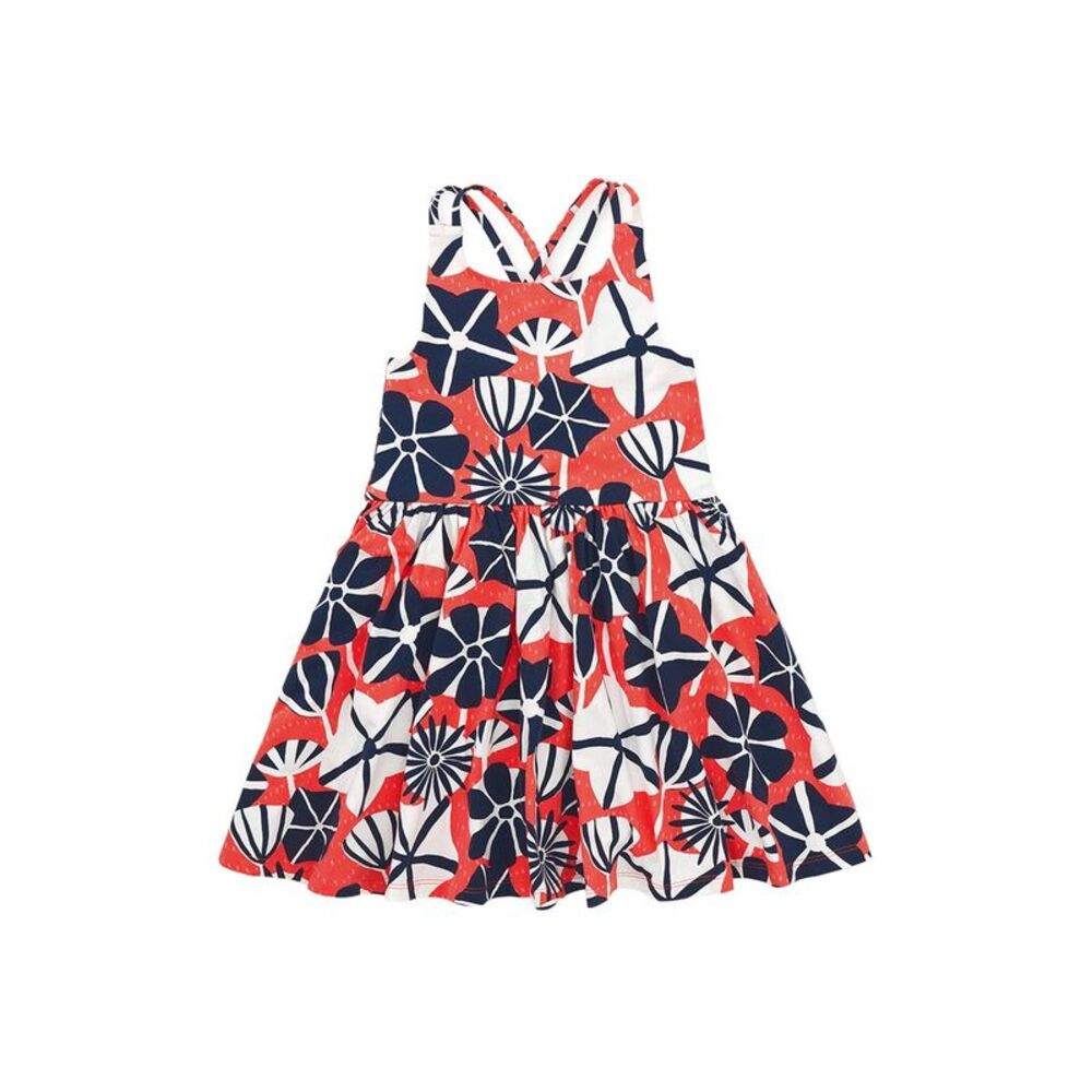 Tea Collection Girls  Strappy Back Skirted Dress